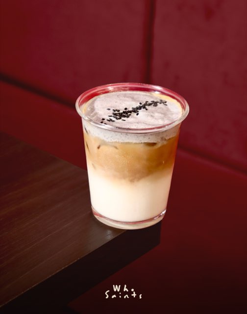 Black Sesame Latte (Iced)